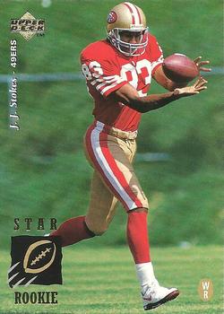 J.J. Stokes San Francisco 49ers 1995 Upper Deck NFL Star Rookie #10